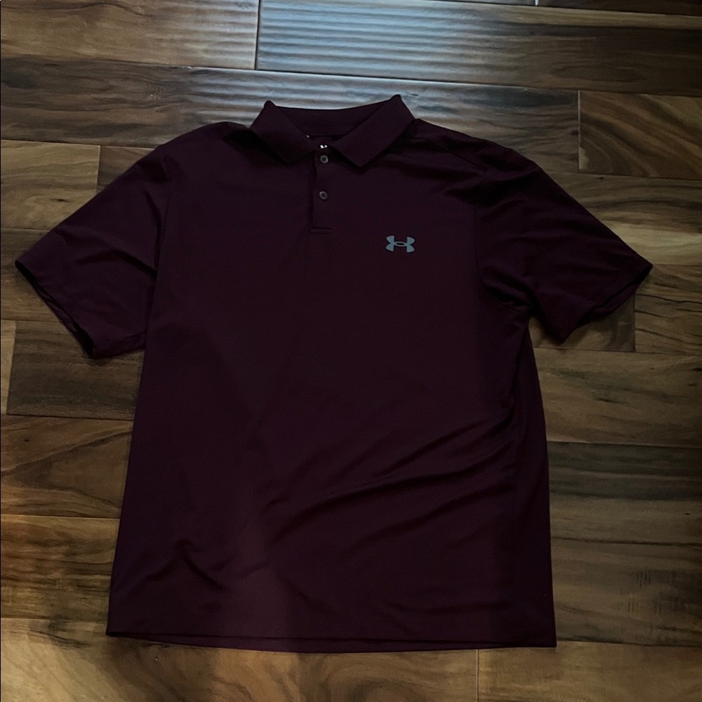 Under Armour Men's Dark Red Polo Shirt